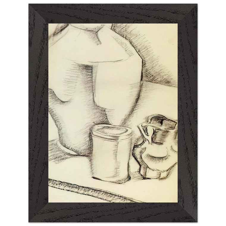 Juan Gris  STILL LIFE WITH GOBLET Premium Wooden Framed Art Print / Poster