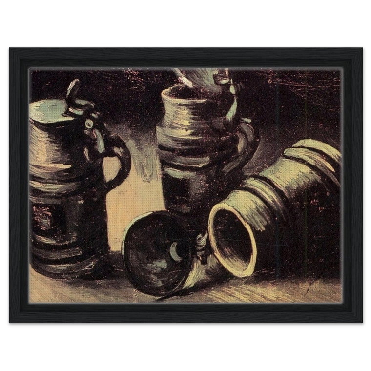 Vincent van Gogh  Beer Tankards Framed Canvas