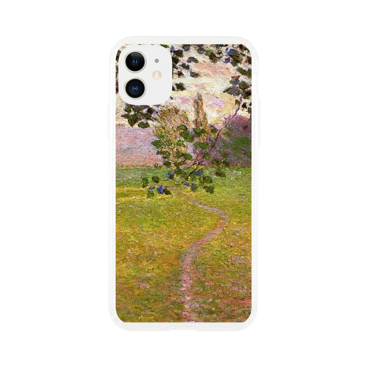 claude monet - Morning Landscape Giverny Clear case