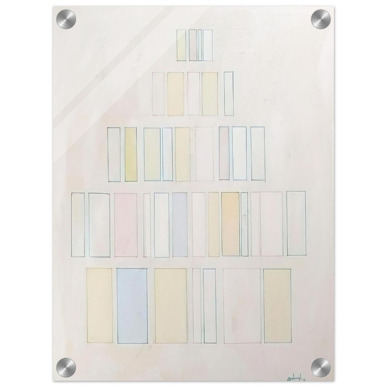 Robert Goodnough  Red and Green with Pale Colors  1966 Acrylic Print