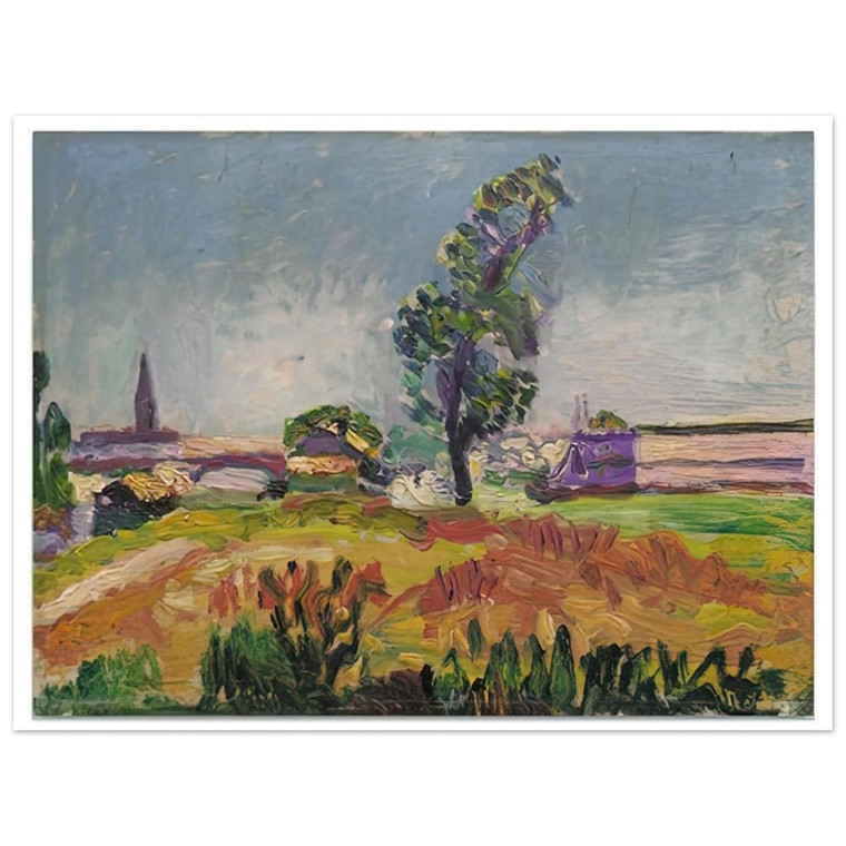 Henri Matisse Paysage Toulouse Pont Demoiselles 1898 Aluminum Print