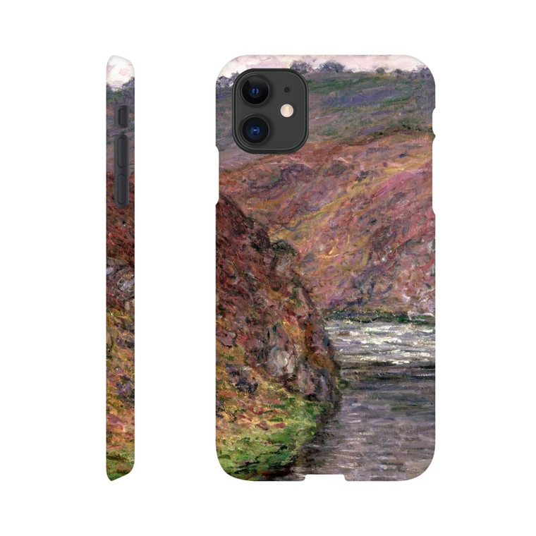 claude monet - Valley of the Creuse Grey Day Slim case