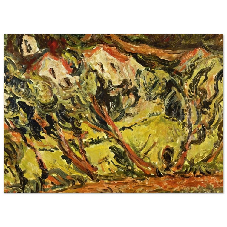Chaim Soutine  CERET LANDSCAPE 1 Fine Art Poster / Art Print