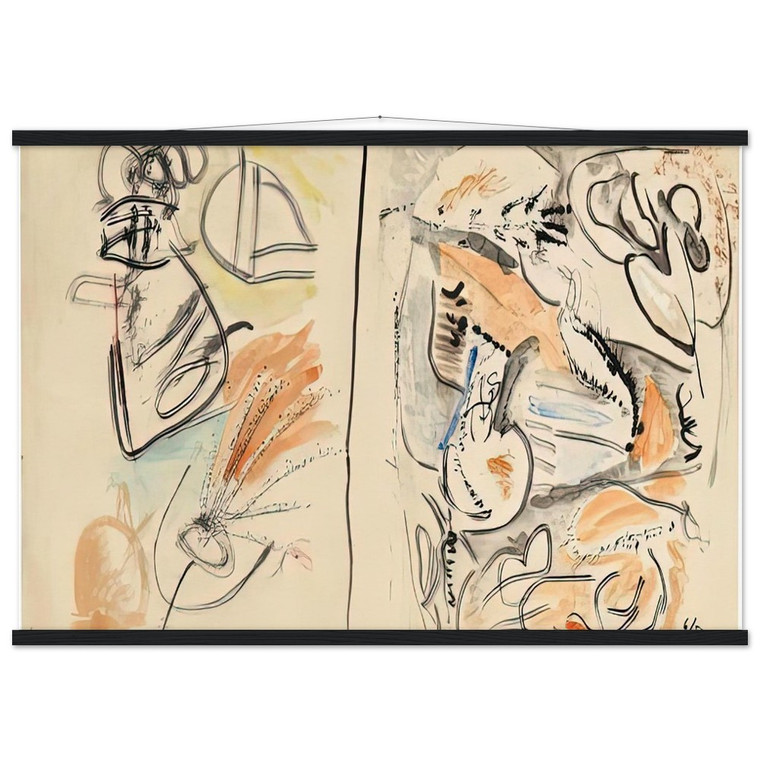 Helen Frankenthaler Window Shade No 2 1952 Matte Paper Poster with Hanger