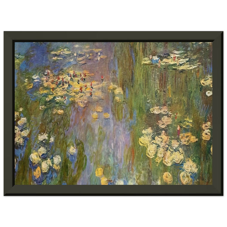 claude monet  Water Lilies Premium Metal Framed Art Print / Poster