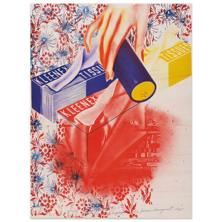 James Rosenquist  Campaign Wood Print