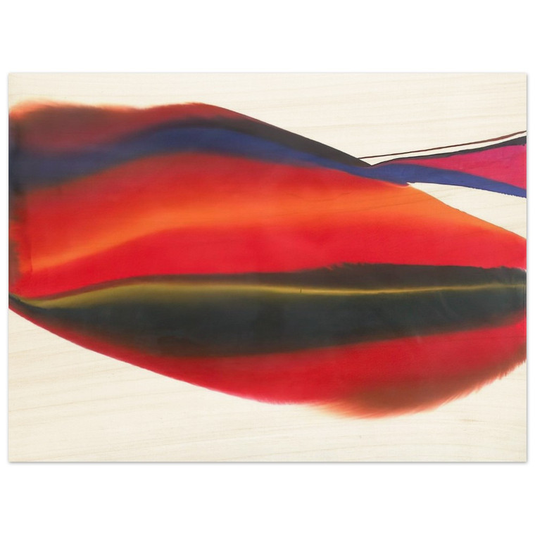 Paul Jenkins  Phenomena Lands End  1974 Wood Print