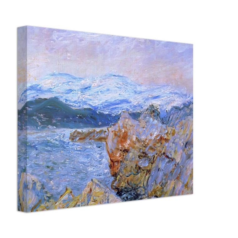 claude monet  The Gulf Juan at Antibes Canvas