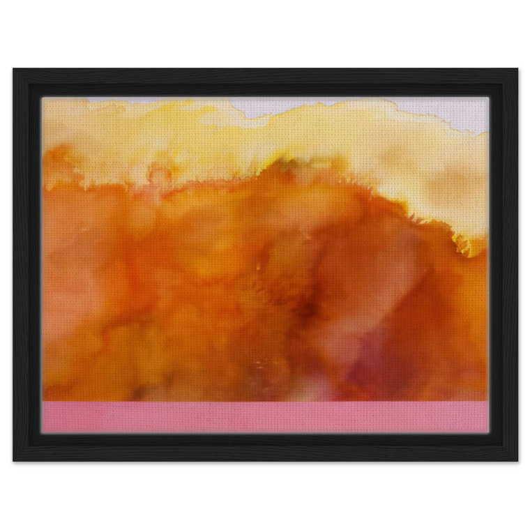 Ronnie Landfield  For John Keats  1978 Framed Canvas