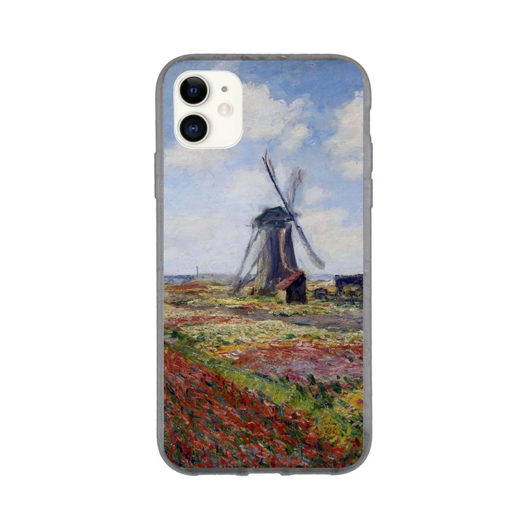 claude monet - Fields of Tulip With The Rijnsburg Windmill Bio case