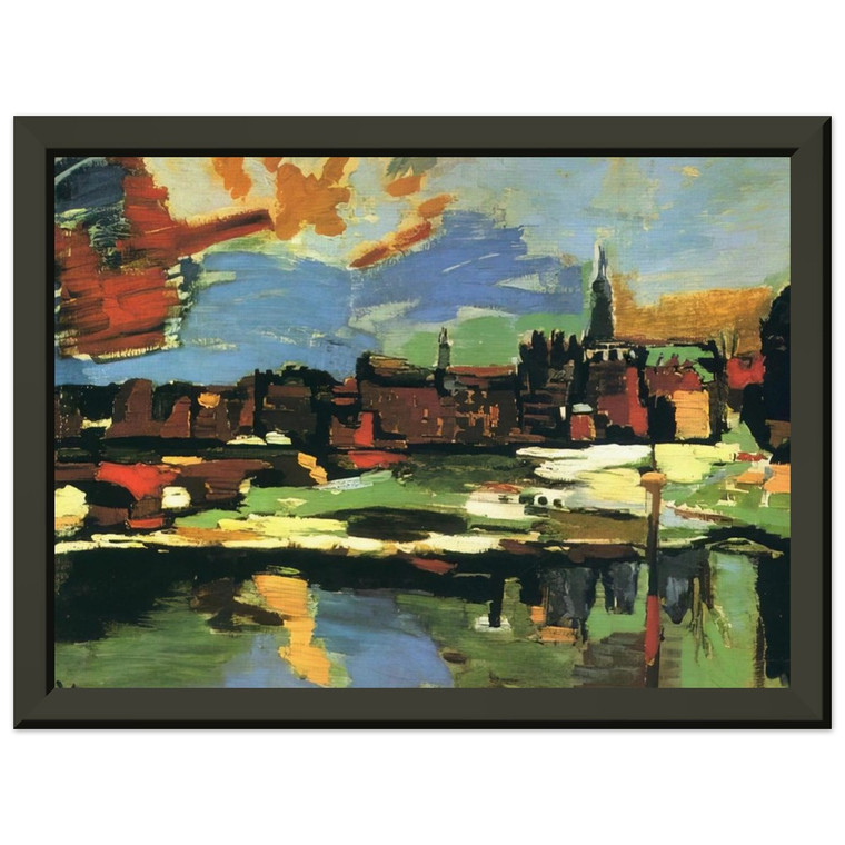 OSKAR KOKOSCHKA  NOTDETECTED235833 Premium Metal Framed Art Print / Poster