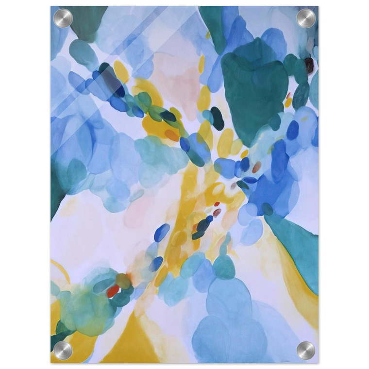 Alice Baber  Red Passage Acrylic Print