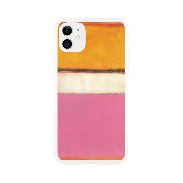 Mark Rothko - White Center Yellow Pink and Lavender on Rose - 1950 Clear case