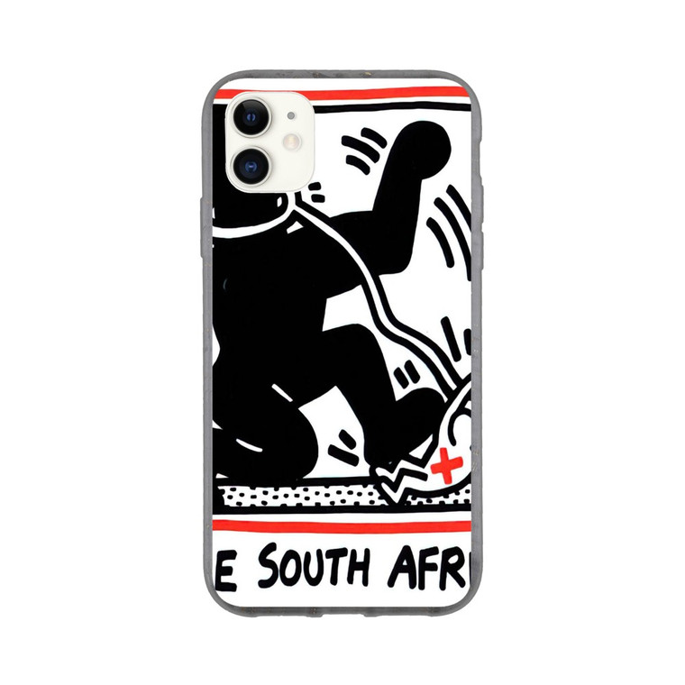 Keith Haring - FREE SOUTH AFRICA 1985 N1 Bio case