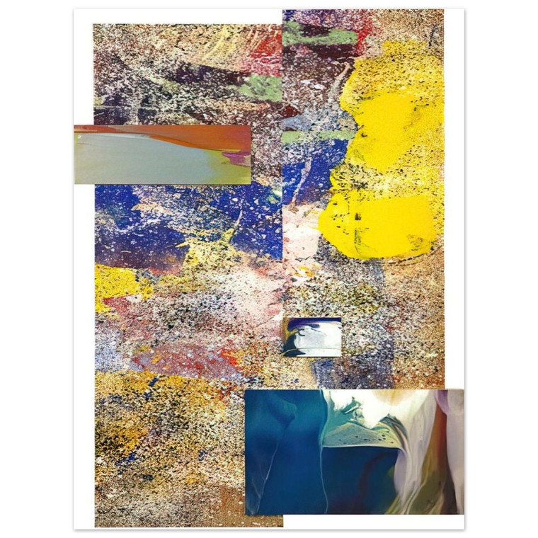 Sam Gilliam  Remembering Girls Ajar Aluminum Print