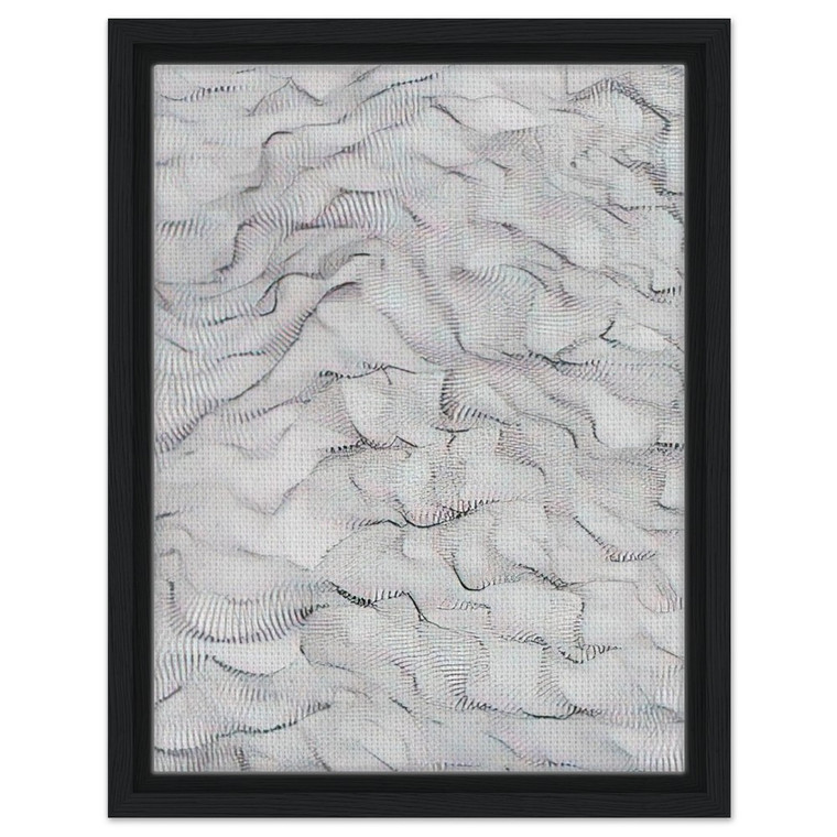 Dadamaino  Il movimento delle cose  1996 Framed Canvas