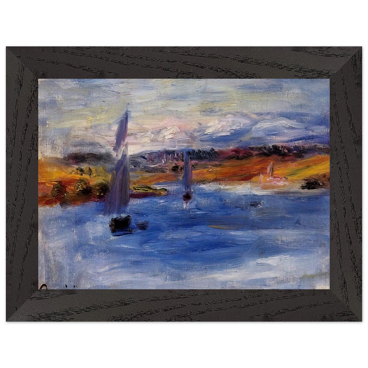 PierreAuguste Renoir  SAILBOATS N2 Premium Wooden Framed Art Print / Poster