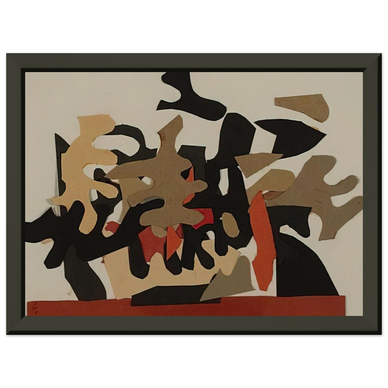 Robert Goodnough  Red Boat  1964 Premium Metal Framed Art Print / Poster