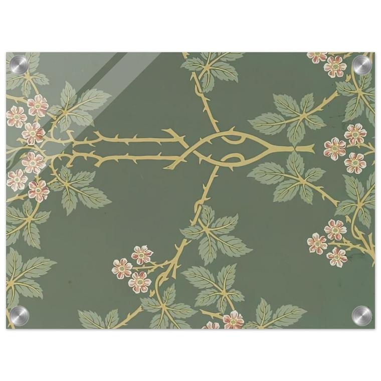 William Morris  WALLPAPER BLACKBERRY PATTERN 388 1917 Acrylic Print