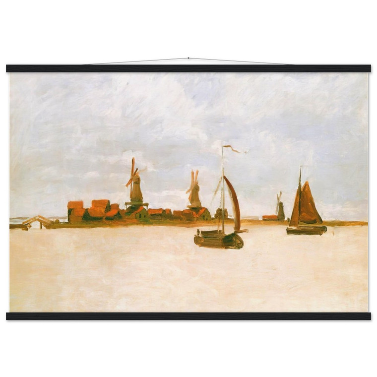 claude monet  The Voorzaan Museum-Quality Matte Paper Poster with Hanger