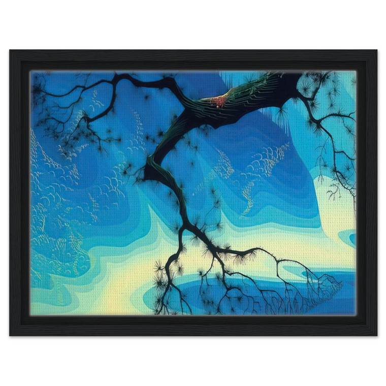 Eyvind Earle  Ocean Mist Framed Canvas