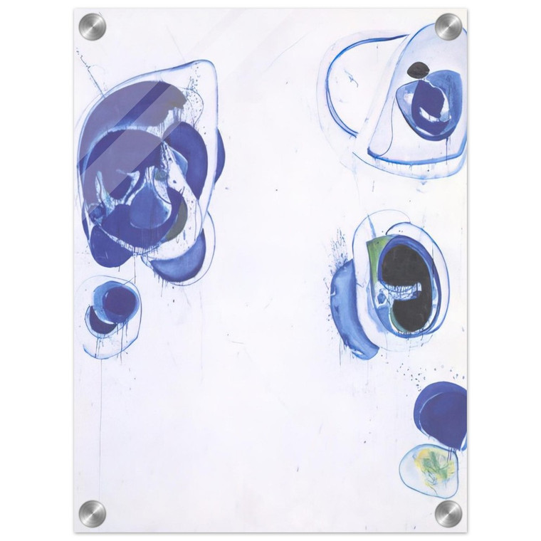 Sam Francis  Blue Balls VII Acrylic Print