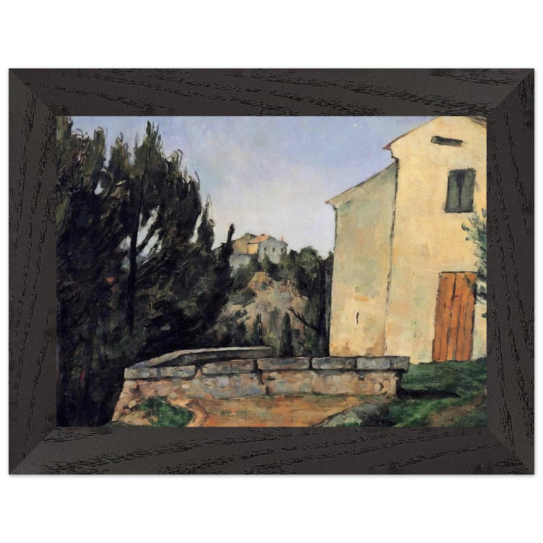 Paul Cezanne  The Abandoned House Premium Wooden Framed Art Print / Poster