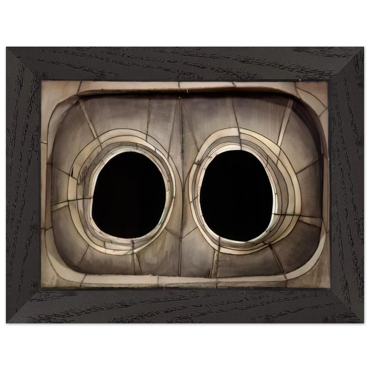 Lee Bontecou  UNTITLED 1960 N1 Premium Wooden Framed Art Print / Poster