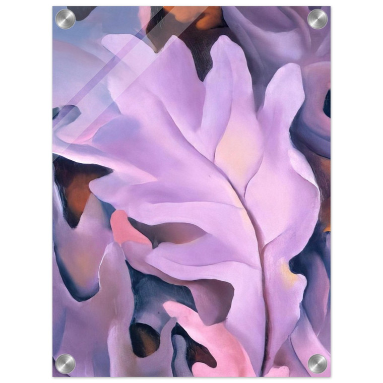 Georgia OKeeffe  Purple Leaves Acrylic Print