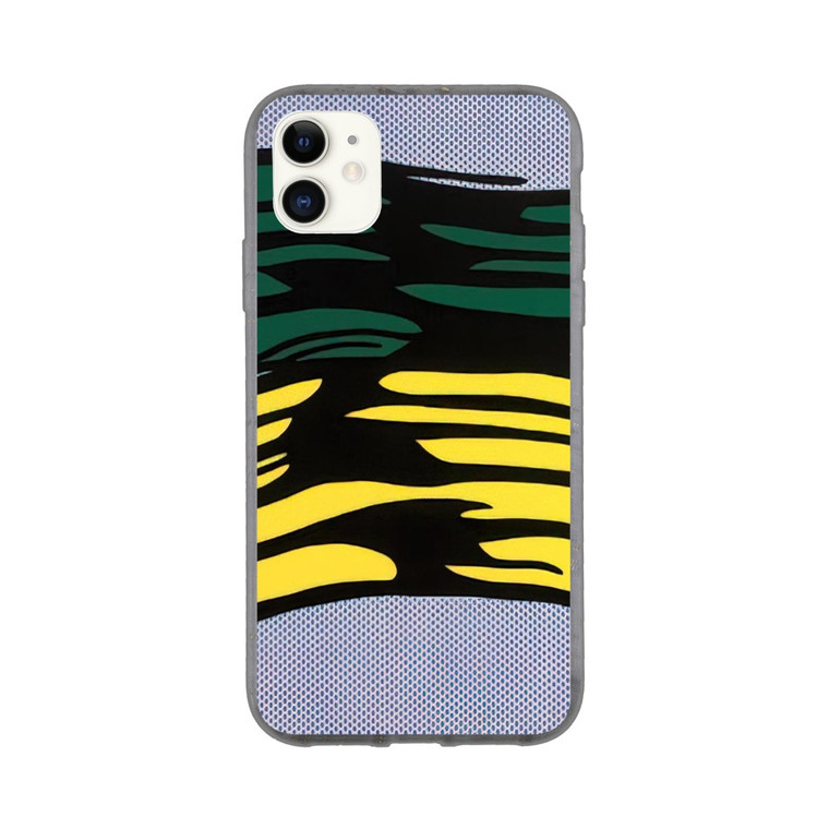 Roy Lichtenstein - YELLOW AND GREEN BRUSHSTROKES 1966 0 Bio case