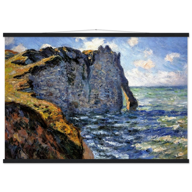 claude monet  The Manneport Museum-Quality Matte Paper Poster with Hanger