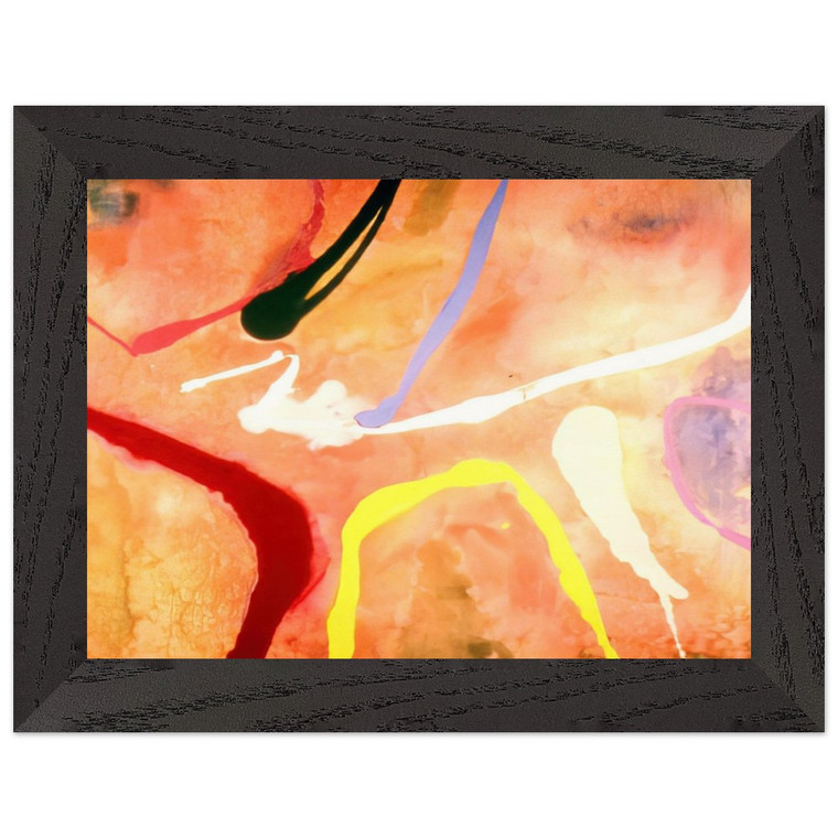 Ronnie Landfield  Sarah Rose  1969 Premium Wooden Framed Art Print / Poster