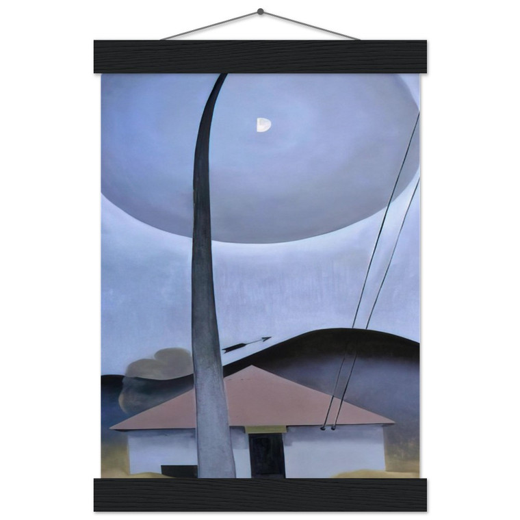 Georgia O'Keeffe Little House with Flagpole Matte Paper Poster with Hanger