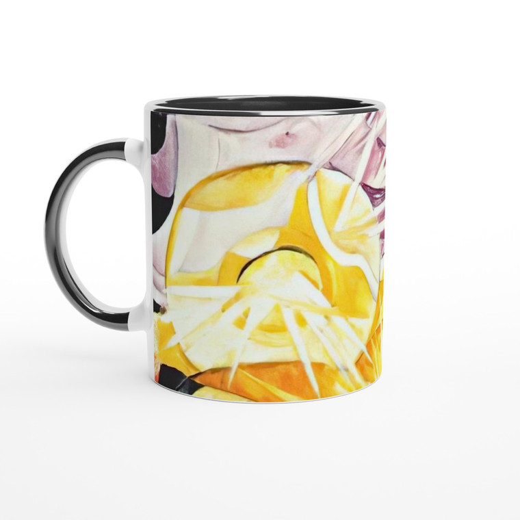 Natalia Goncharova - Electric lamp - 1913 Ceramic Mug with Color Inside