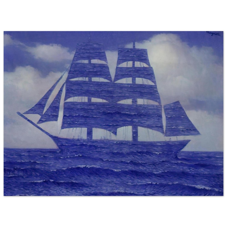 Rene Magritte  THE SEDUCER 1953 Aluminum Print