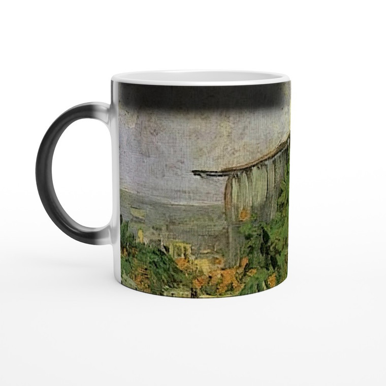 Vincent van Gogh - Montmartre Path with Sunflowers Magic Ceramic Mug