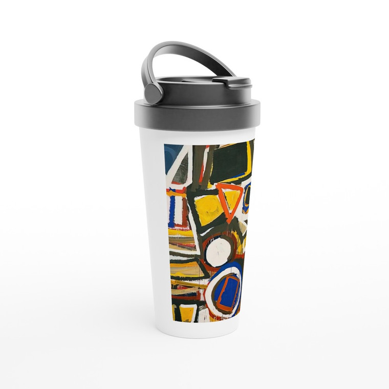 Al Held - Taxi Cab II Travel Mug