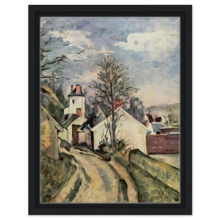 Paul Cezanne  The House of Dr Gachet in Auvers Framed Canvas