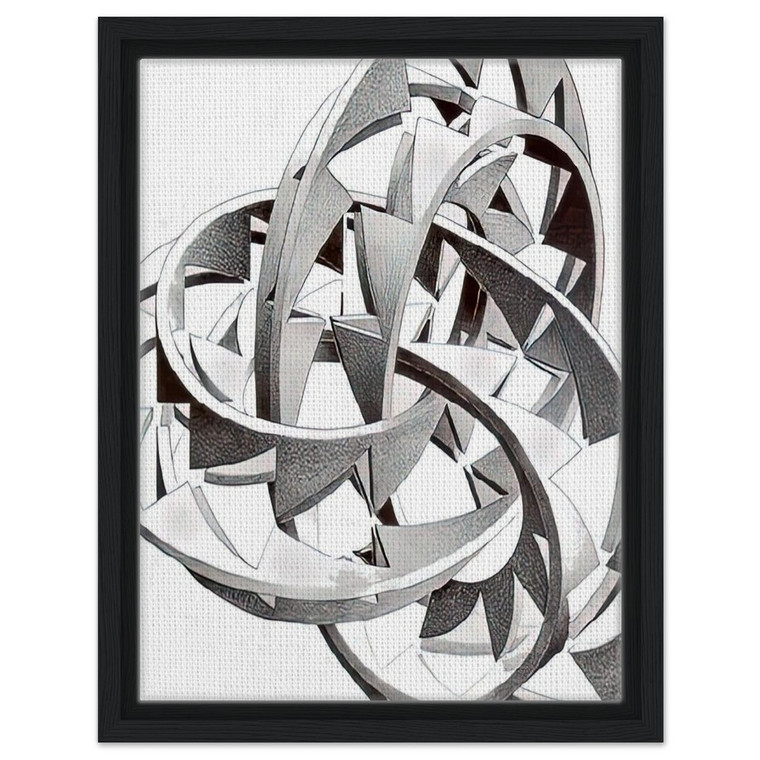 MC Escher  KNOT Framed Canvas