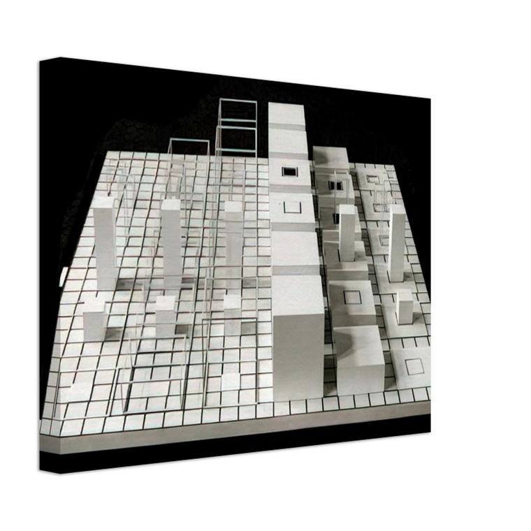 Sol LeWitt  Serial Project 1 ABCD Canvas