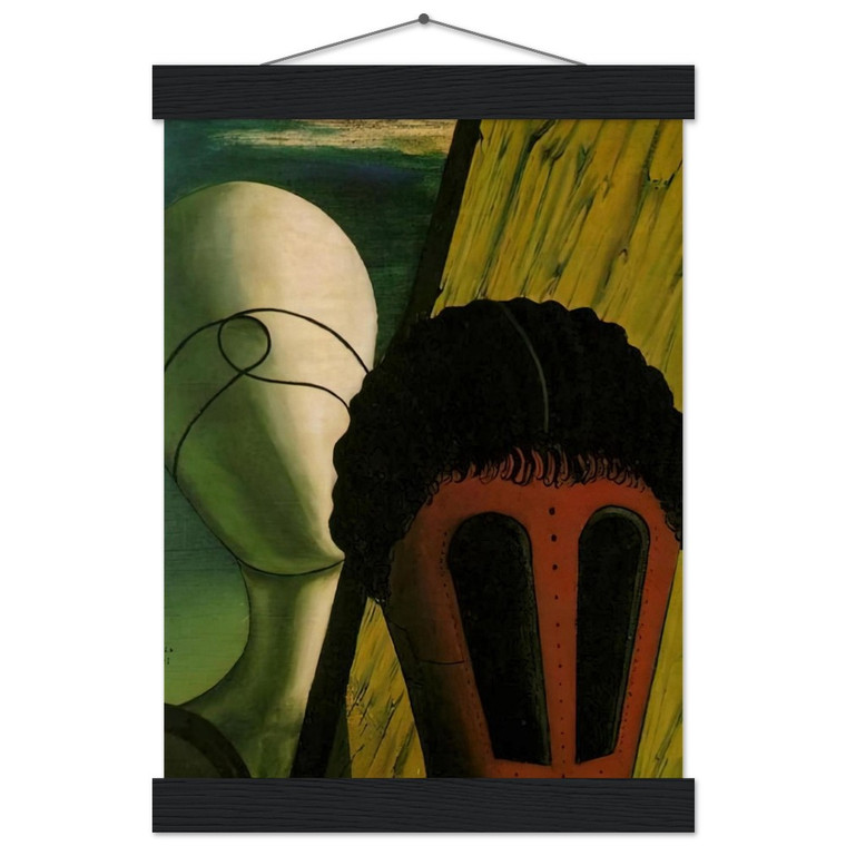 Giorgio de Chirico  TWO HEADS 1918 Museum-Quality Matte Paper Poster with Hanger