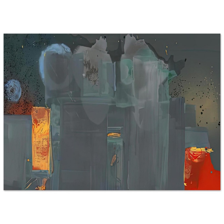 Helen Frankenthaler  Janus 1990 Fine Art Poster / Art Print