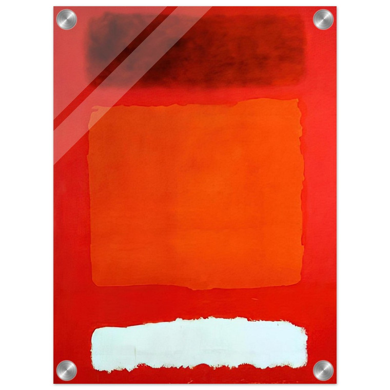 Mark Rothko  Red White and Brown  1957 Acrylic Print