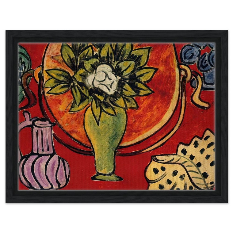 Henri Matisse  STILL LIFE WITH A MAGNOLIA 1941 Framed Canvas