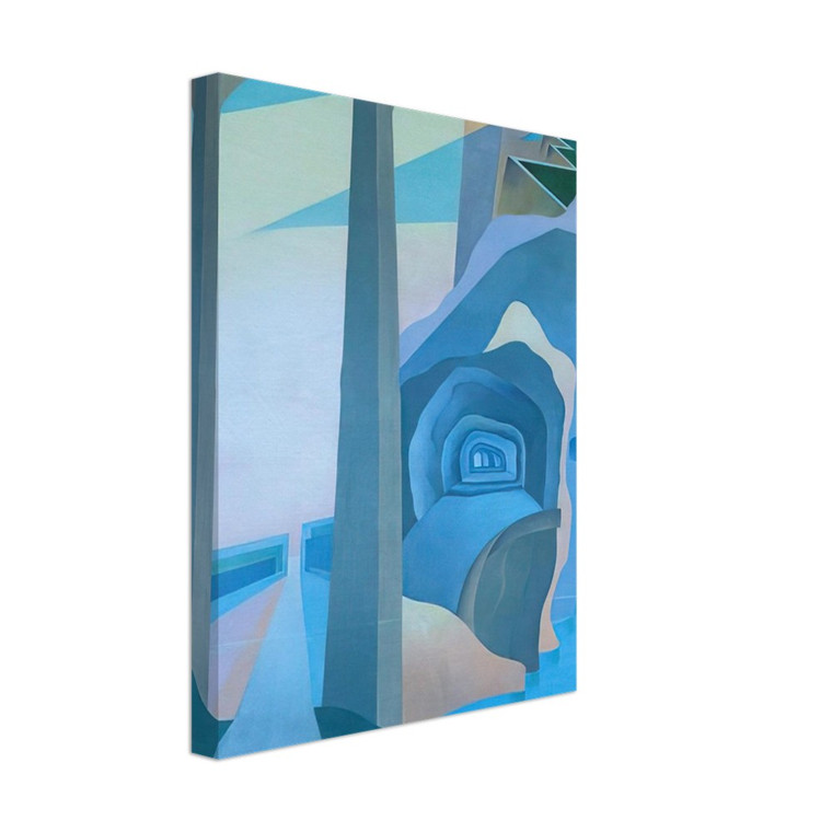 Benedetta Cappa Synthesis of Overland Communications 1933-34 Palermo Canvas