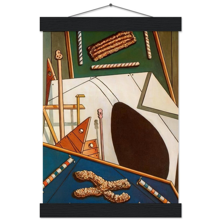 De Chirico Metaphysical Interior Museum-Quality Matte Paper Poster with Hanger