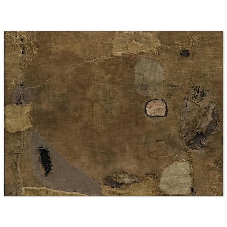 Alberto Burri  Sackcloth  1953 Aluminum Print