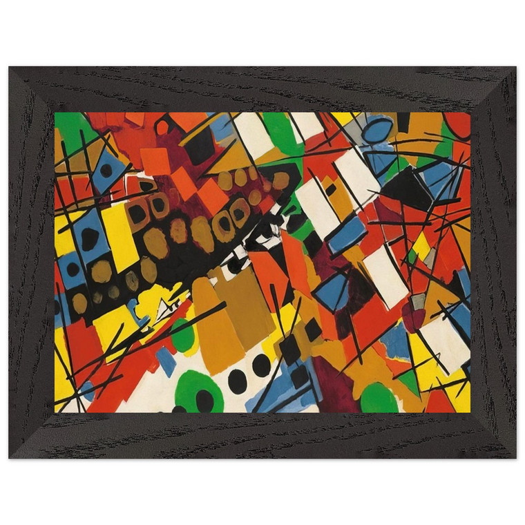 Ernst Wilhelm Nay  Pastorale  1954 Premium Wooden Framed Art Print / Poster
