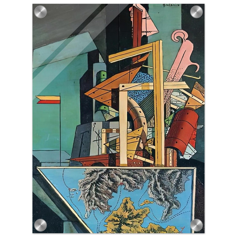 Giorgio de Chirico  THE MELANCHOLY OF DEPARTURE 1916 1 Acrylic Print