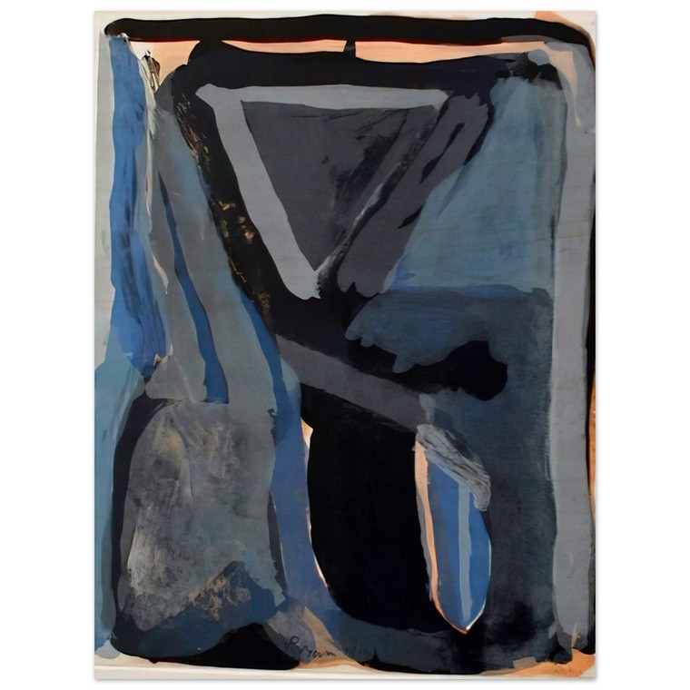 Bram van Velde  LUnique II  1973 Wood Print